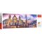 Panorama 500 Piece Jigsaw Puzzle, Piazza Navona, Rome, Italy, Fountain of the Four Rivers, European Cities Puzzle, Adult Puzzles, Trefl 29501